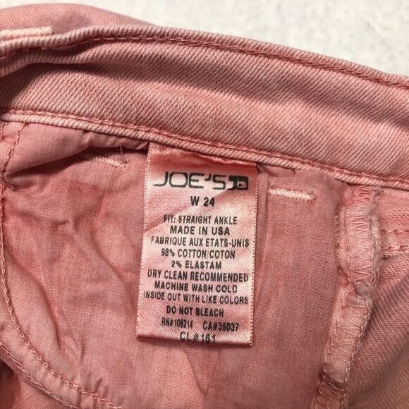 Joe’s Jeans Light Pink Ankle / Cropped Jeans - Picture 5 of 8